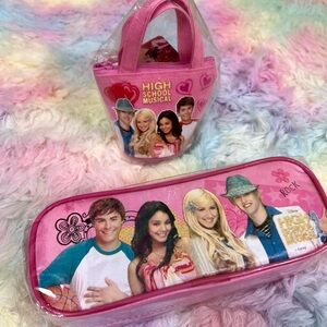 High School Musical 2 Pencil Case and Very Mini Coin (Change) Bag Set